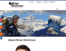 Tablet Screenshot of briandickinson.net